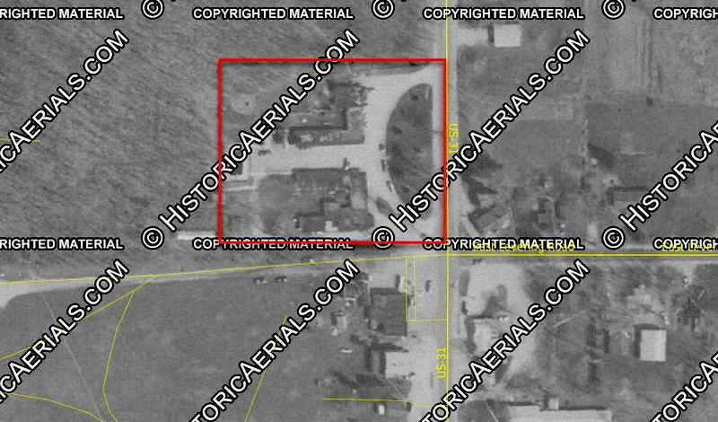 Twin Motel - 1977 Aerial (newer photo)